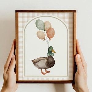 One Lucky Duck Birthday Sign Mallard Duck Theme 1st Birthday Sign Duck Hunting First Birthday Table Sign Duck party decor gender neutral
