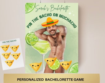 Margs and Matrimony Bachelorette Party Game Template Final Fiesta personalized decor sign Tequila Bach Editable Games Groom Face Decor