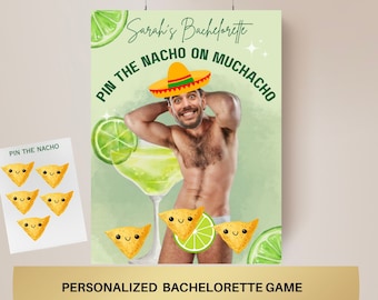 Margs and Matrimony Bachelorette Party Spielvorlage Final Fiesta personalisiertes Dekorzeichen Tequila Bach Bearbeitbare Spiele Bräutigam Gesichtsdekor