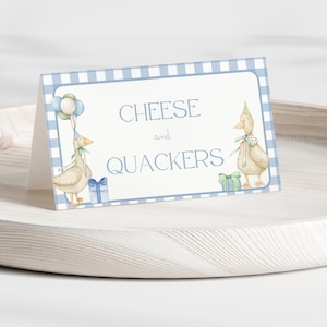 Silly Goose Birthday Food Label Template Goose 1st Birthday Food Table Decor First Birthday Buffet Label Silly Goose 1st Birthday Ideas