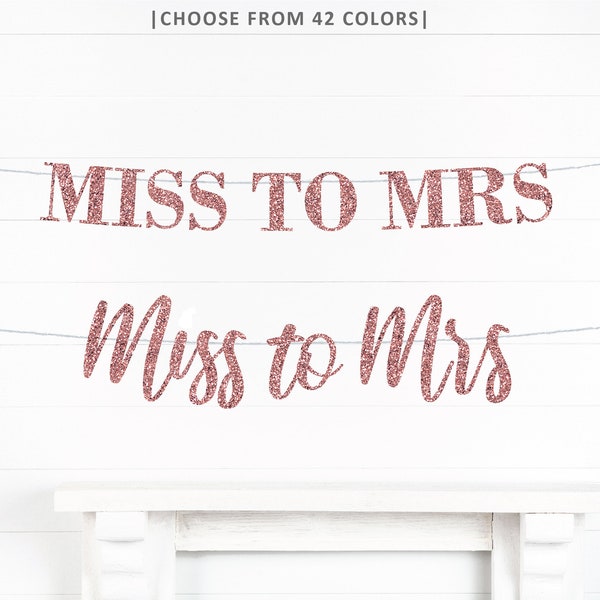 Miss to Mrs Printables - Etsy