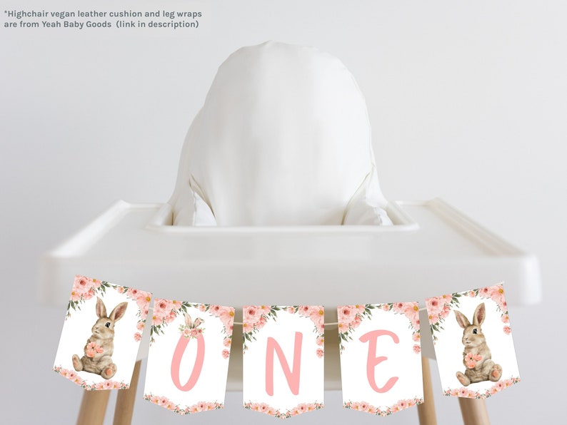 Some Bunny is One Banner Printable PDF, Some Bunny is Turning One Bunny ...
