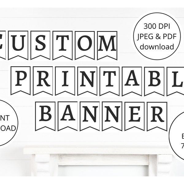 Letter Bunting - Etsy