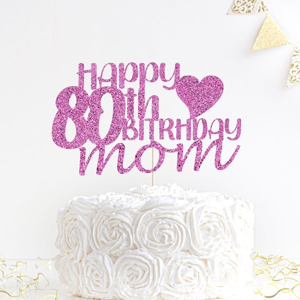 Birthday Cake Topper - Etsy