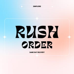 rush order fee