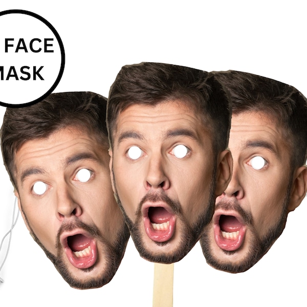 Mask on a Stick Etsy