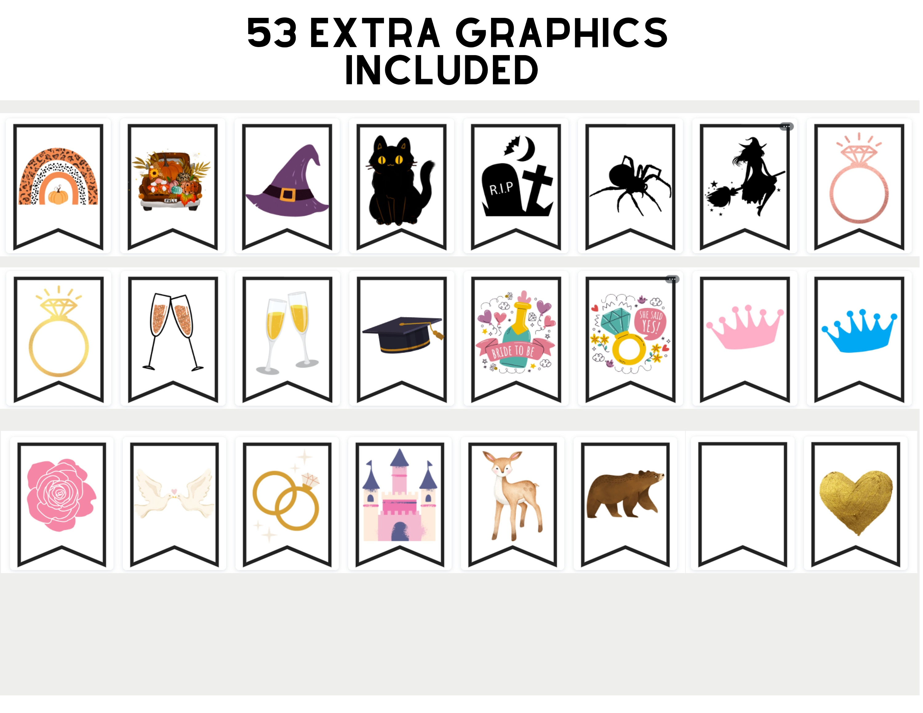 DIY Printable PDF BANNER Alphabet Letter Banner Printable Etsy