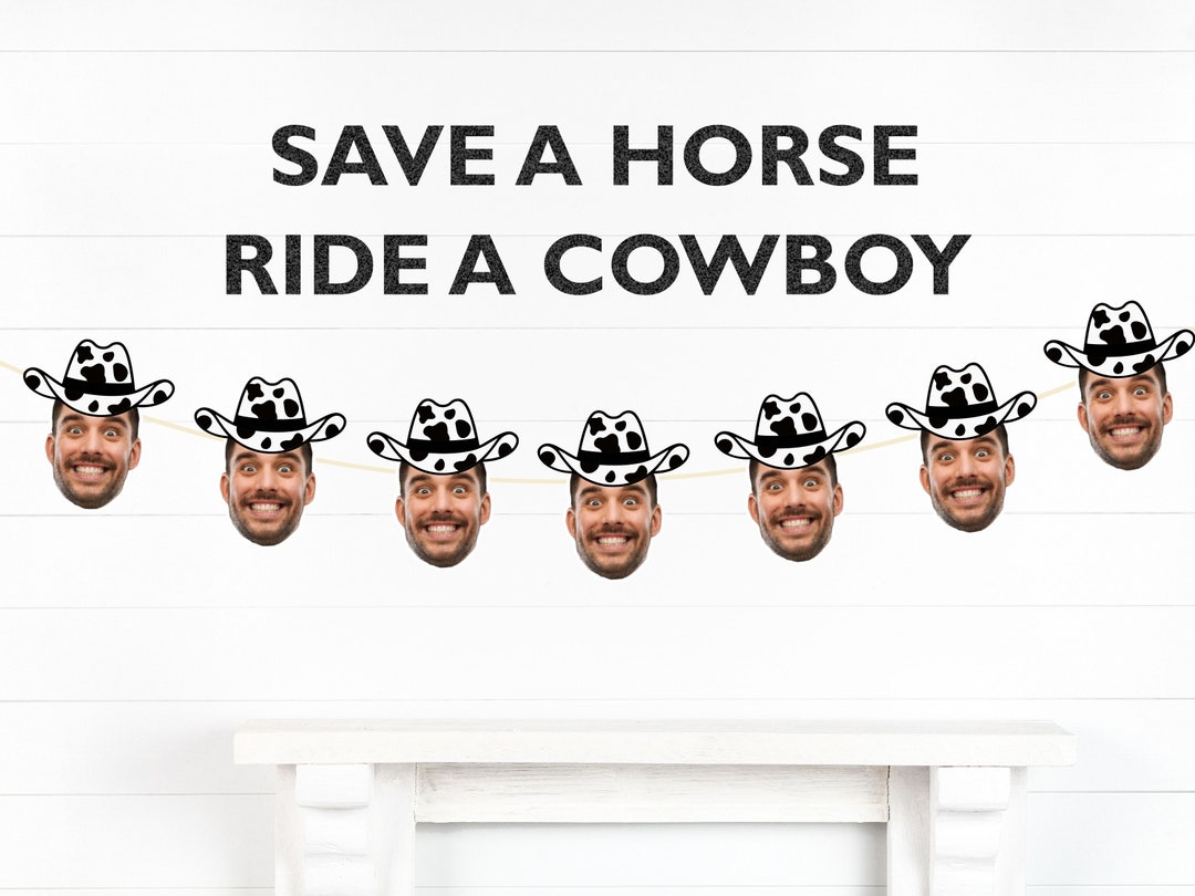 Glitter 'Same Cowboy Forever' Banner - Rose Gold Bachelorette & Bridal Shower Decor, Cowgirl Theme - View #7