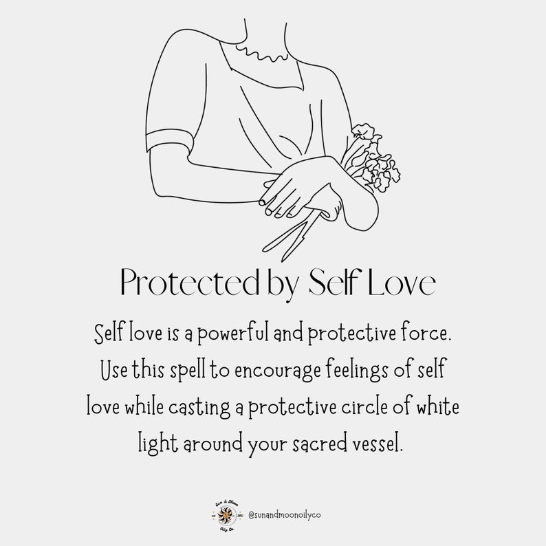 Protected by Self Love Protection Love Anointing Spell Oil - Etsy
