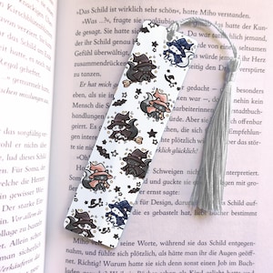 Kawaii Spooky Cats Acrylic Bookmark | Cat Vinyl Bookmark | Witch Magic Wizard Neko | Meme | Decorative Bookmark | Halloween Spooky