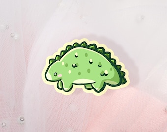 Cute Kawaii Dino Stegosaurus Stickers | Dinosaurs | Laptop Stickers | Decals