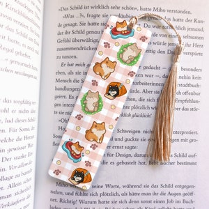 Segnalibri in acrilico Kawaii Shiba Inu | Segnalibri in vinile Shiba | Cani | Meme | Cucciolo di Akita | Segnalibri decorativi | Etichette regalo