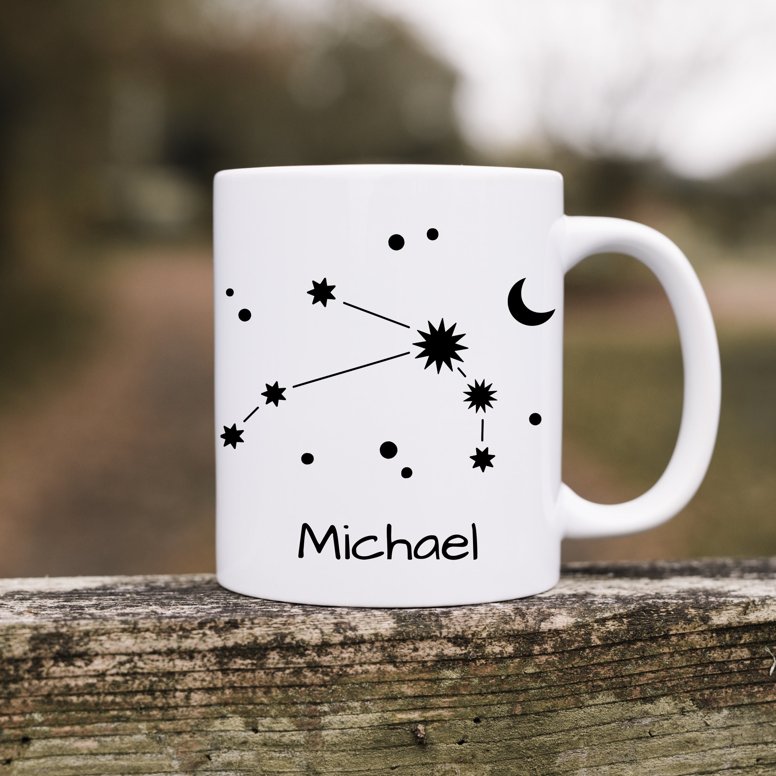 Personalised Zodiac Mug, Gift for Aries Man, Female Aries Gifts
