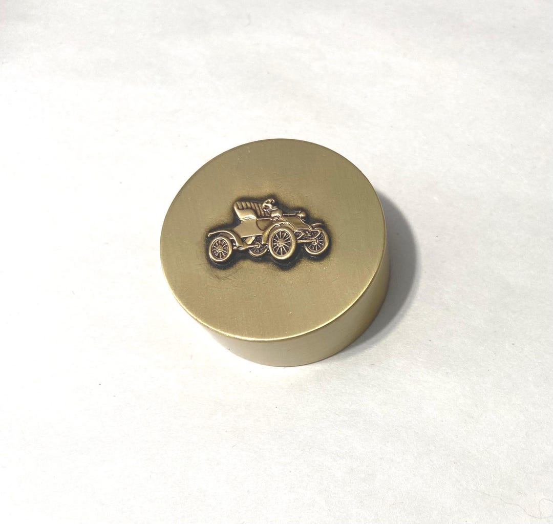 Solid Brass Antique Car Paperweight, Desk Accessory - Etsy