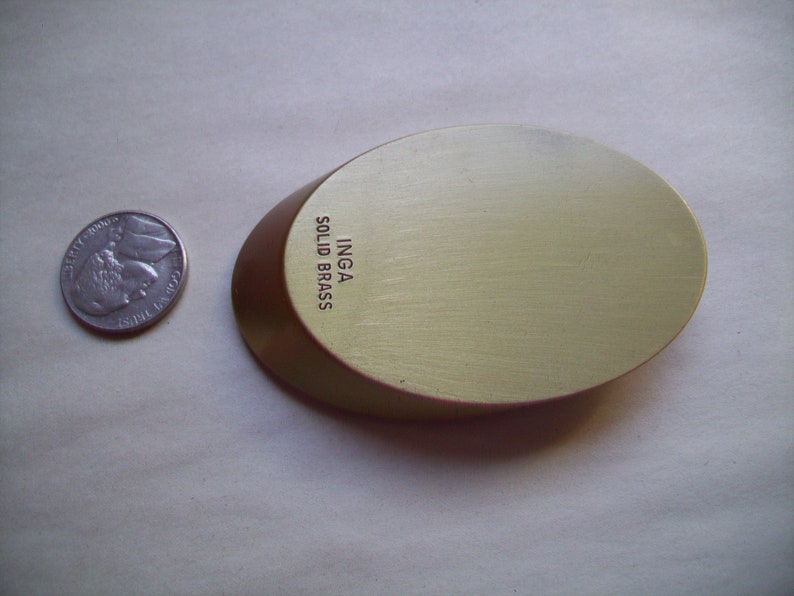 Solid Brass Paperweight With a Dog Designinga Boxer Dog Etsy