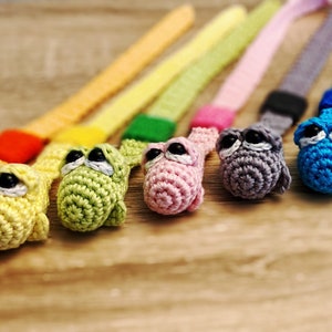 Bookmark bookworm • worm earthworm • crocheted