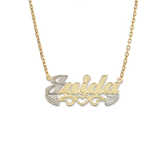 Diamond cut nameplate deals