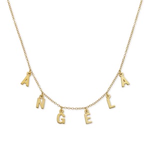 Gold Initial Necklace