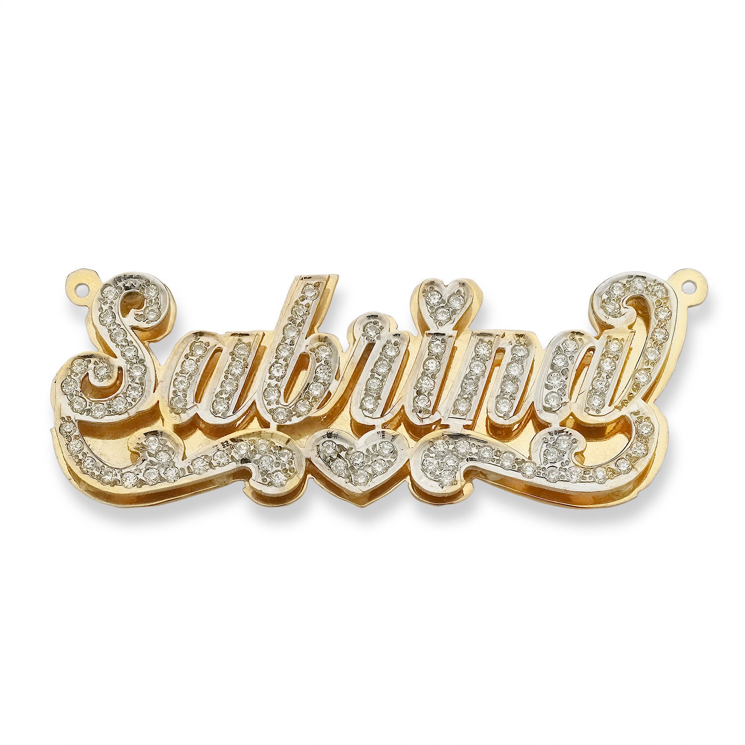 Personalized Nameplate Necklaces | Real Gold Jewelry | Bayam Jewelry