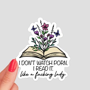 Read it Like a Lady Sticker / smut book sticker  spicy book sticker