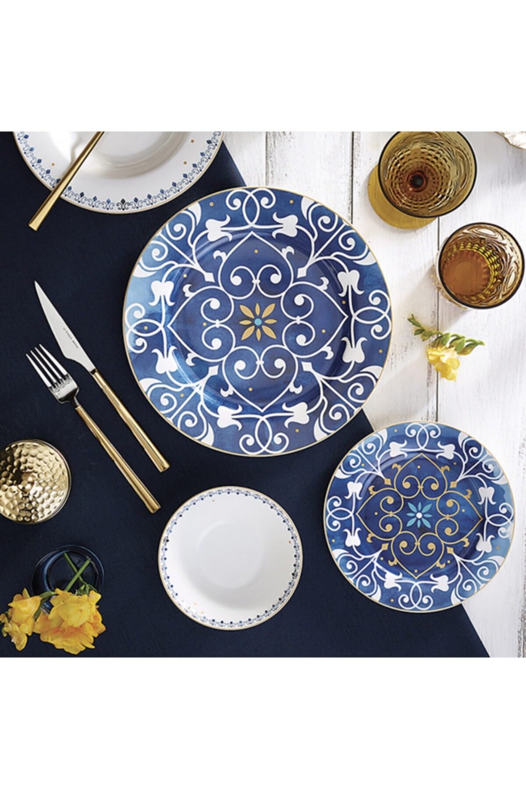 Dinnerware Set Dinner Set Dinnerware for 6 24 Pcs Etsy