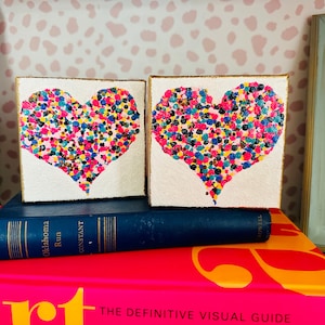 Multi-colored Heart Painting