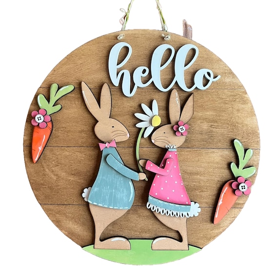 Easter Bunny Door Hanger