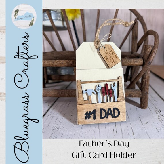 Father's Day Gift Card Holder, Tool Box Gift Card Holder, Father's Day Gift, Tool Box, Gift for Dad