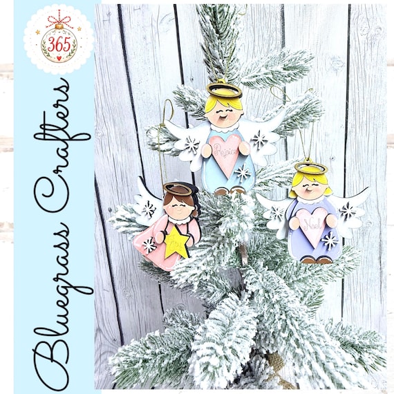 Handmade Angel Christmas Ornaments