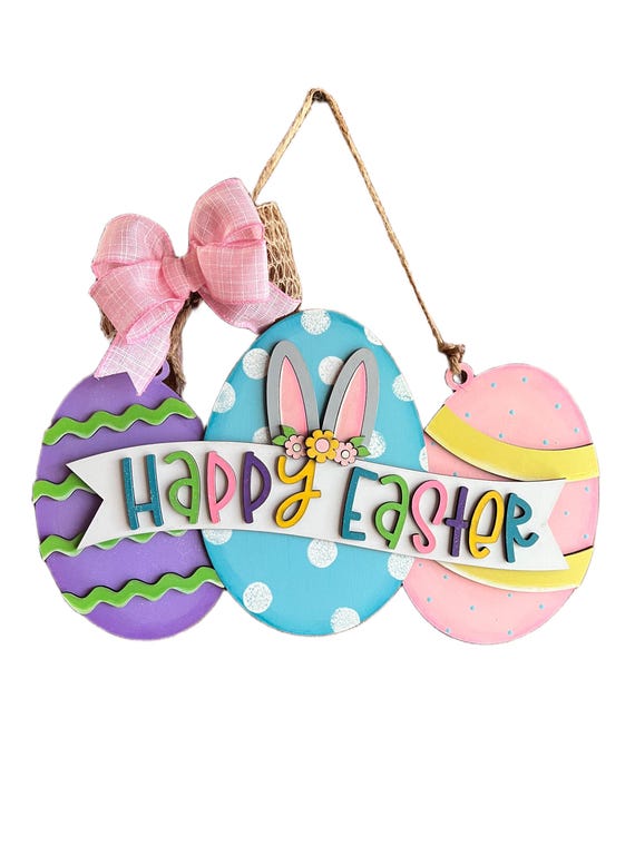 Happy Easter Door Hanger