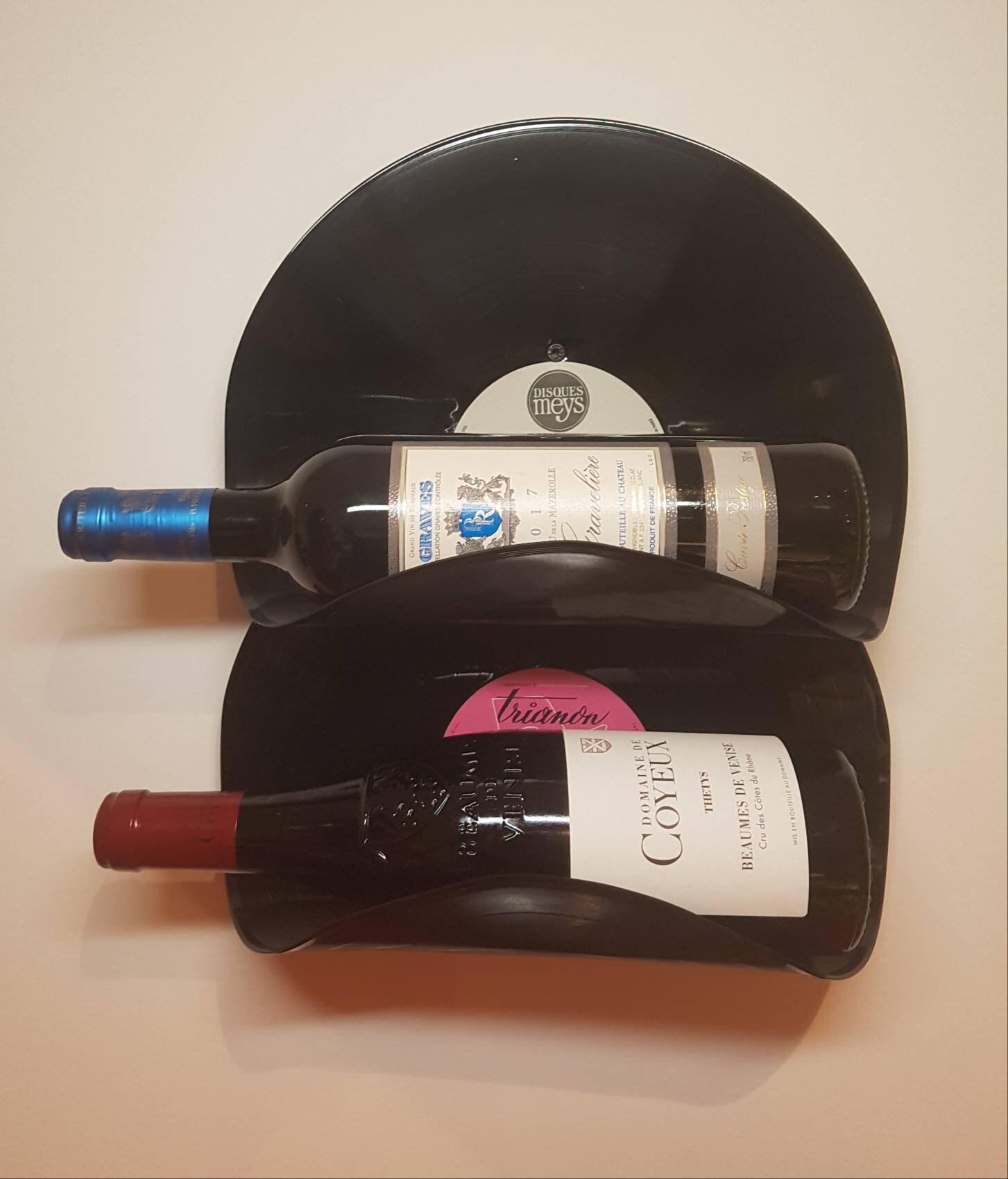 Support 2 Bouteilles en Vinyle