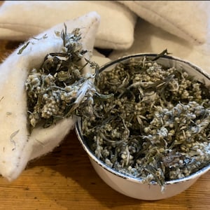 She Whispers,  Mugwort Dream Pillow, Herbal pillow,Third Eye Awakener, Aromatherapy, Ethical, Natural Herbal, Sleep Aid, Yoga Meditation