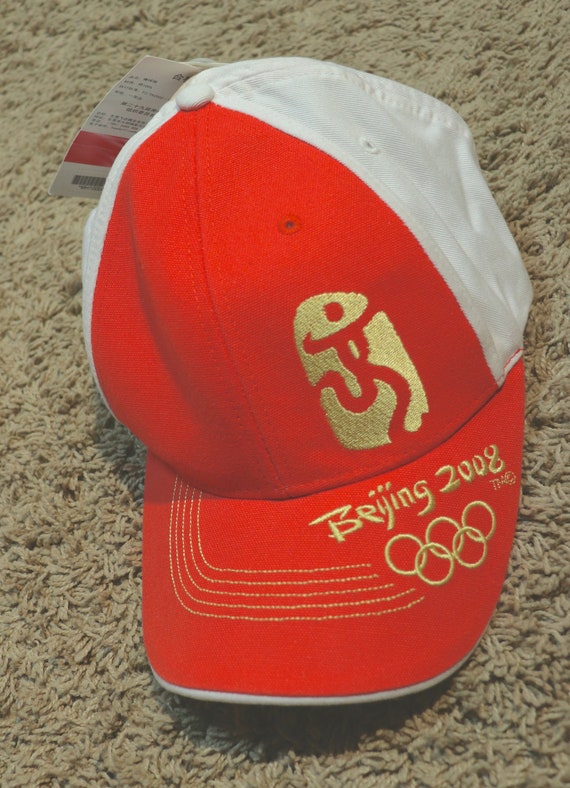Rare Beijing Olympics 2008 Vintage Baseball Cap Gem