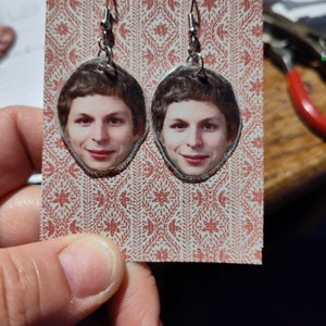 Michael cera aka George Michael blush earrings