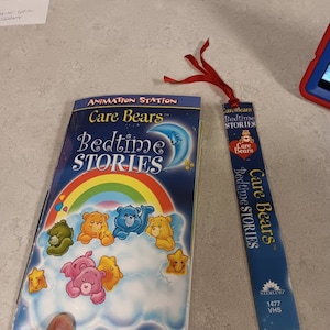 Vintage paper recycled Care Bears bedtime journal Authentic VHS slave nostalgic childhood memories