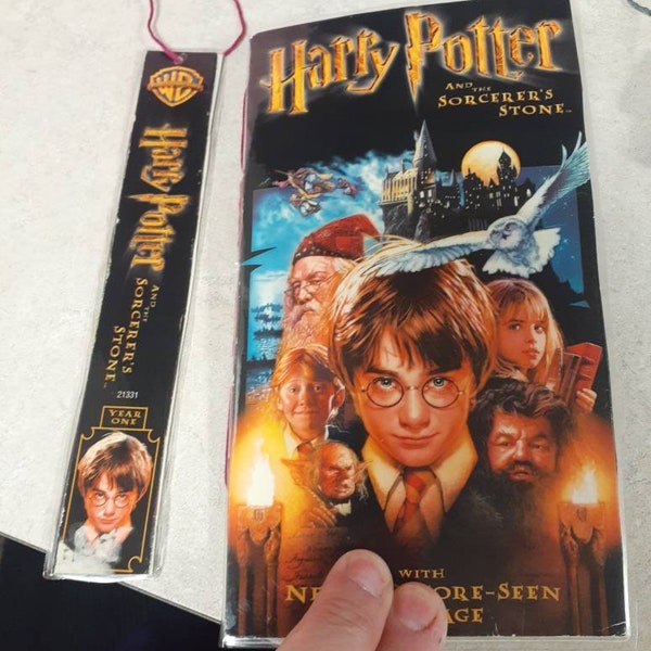 Harry Potter and the sorceres stone  upcycled vhs fun Journal