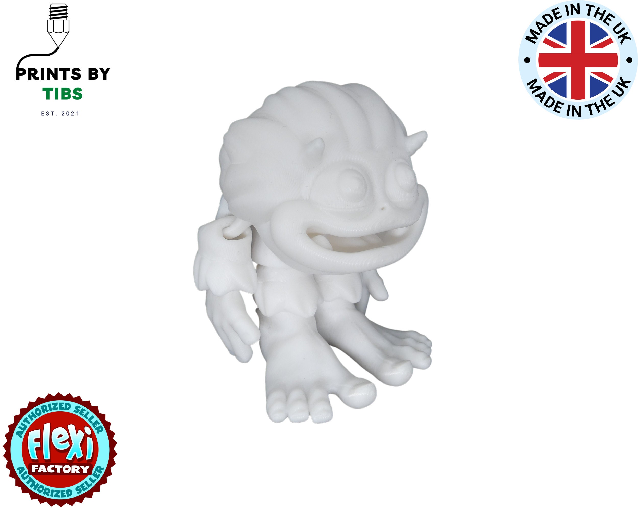 3D Printed Articulating Flexible Yeti Sensory Toy Gadget Flexi Factory  Authorized Seller Tiktok Articulated Abominable Snowman 
