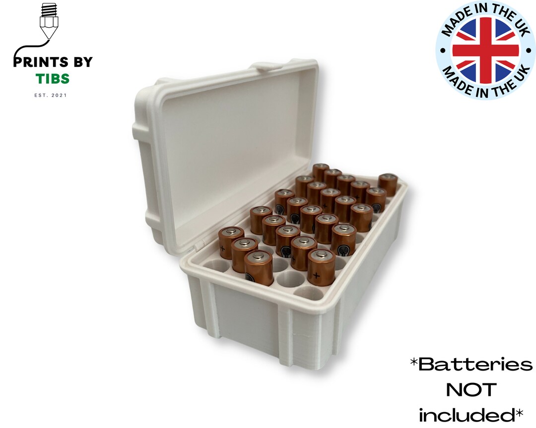 3D Printed Army Style Battery Case AA batteries Not Included Etsy