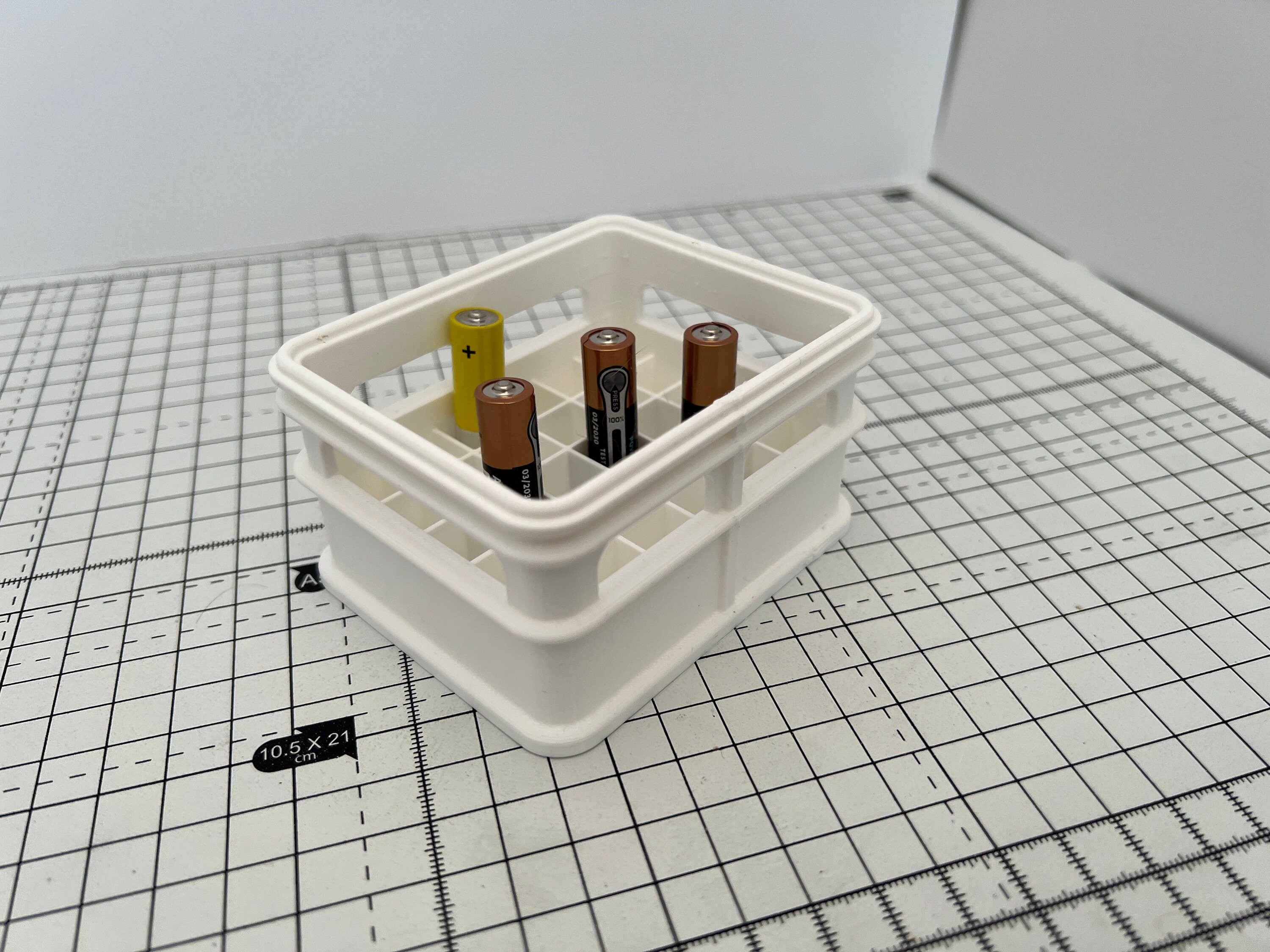 3D Printed Stackable Battery Crate (AAA) *batteries Not Included* - Etsy