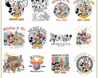 Mickeyy & Co. Est. 1928 SVG, Mouse And Co. Est 1928 Svg, Family Vacation 2024 SVG, Mouse Mice SVG, Family Trip 2024 Svg, Family matching svg