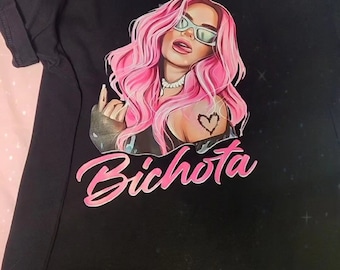 Bichota pink hair design. Mañana sera mas bonito PNG