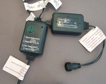 Lot of 2 SNKSS-I-2 Christmas/Holiday Lights Controller - Warm, Multicolor
