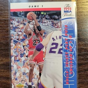 Michael Jordan 1993-1994 Upper Deck #198 - Finais da NBA de 1993 - Chicago Bulls - NBA