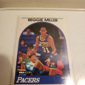 Reggie Miller 1989-1990 NBA Hoops #29 - Indiana Pacers - HOF