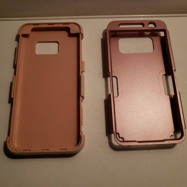 Set von 2 Handyhüllen für Samsung Galaxy S7 - Pink