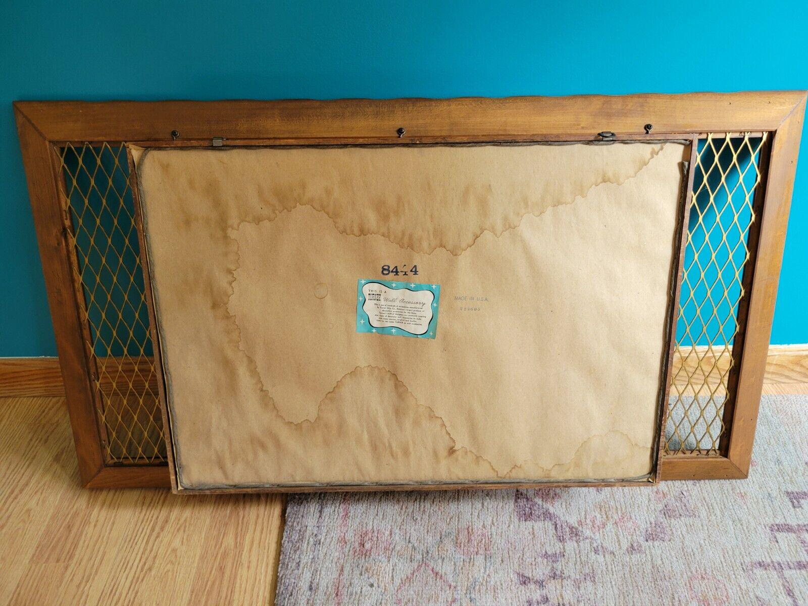 Mid-century Turner Wall Accessory 8444 - Wood/metal Shadow