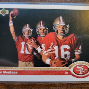 1991 Oberdeck #54 Joe Montana - 49ers - NFL - Fresh Pull