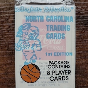 1989 Collegiate Collection North Carolina 8 cartes - Michael Jordan # 65 au dos