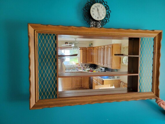 Mid-century Turner Wall Accessory 8444 - Wood/metal Shadow