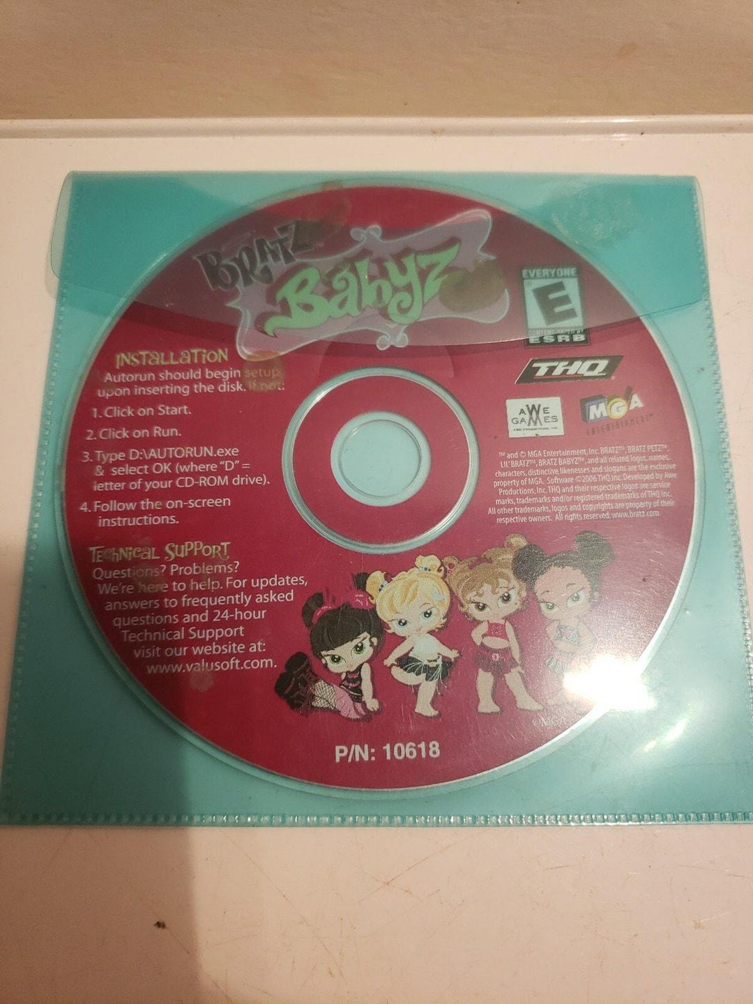 2006 Bratz Babyz - PC-CD ROM Game - P/N 10618 - Used - Disc Only - Etsy